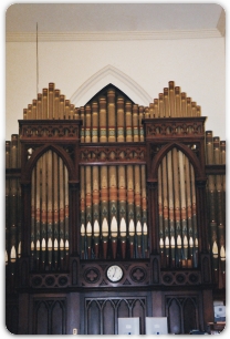 Hook Pipe Organ at Winthrop St. Baptist Church, Taunton, MA.